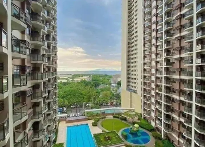 Modern 1 Bedroom Near Airport, Moa, Picc, Star City, Okada With Fast Wifi & Netflix Free Pool Access Aparthotel Manila