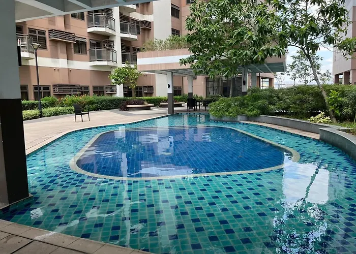 Modern 1 Bedroom Near Airport, Moa, Picc, Star City, Okada With Fast Wifi & Netflix Free Pool Access Aparthotel Manila